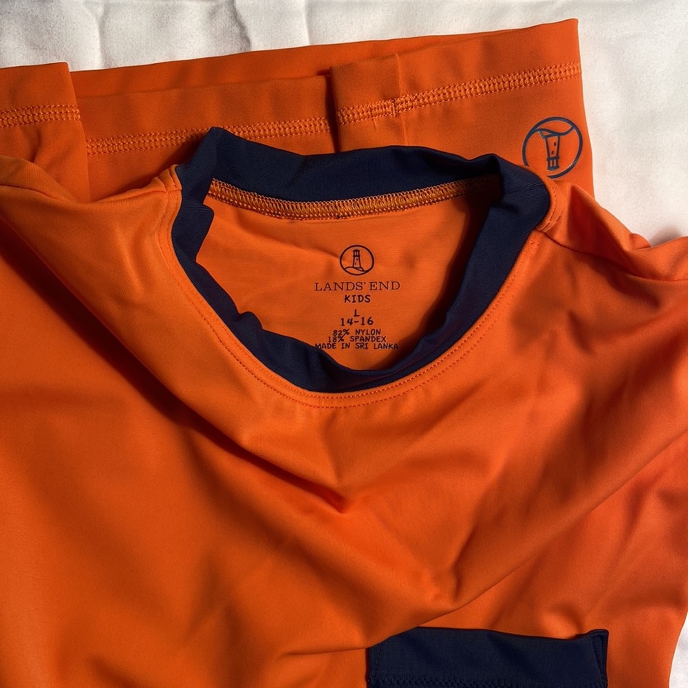 NWOT Lands’ End Kids Bathing Suit Set - Picture 3 of 5